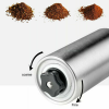 Home Portable Stainless Steel Manual Coffee Grinder with Ceramic Burr Bean Mill XH