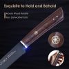 9 Inches Bread Knife Serrated Edge High Carbon Stainless Steel Forged Cutter for Homemade Crusty Bread Amazon Platform Banned