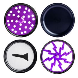 1 Pc Spice Grinder; Herb Tobacco Grinder Smoking Pipe Accessories Spice Weed Chopper Grinders; Durable Kitchen Tools (Color: 1 Pack Purple)