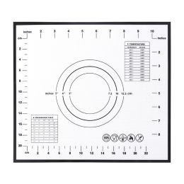 1pc Silicone Kneading Board; Thicken Multifunctional Non-stick; Roll Up Receive Kneading Pad; 40*60cm/15.7*23.6in; 26*29cm/10.2*11.4in (Color: Black)