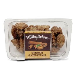 Milkylicious-Cinnamon Glazed Almonds 4oz (Material: Cinnamon Glazed Pecans)