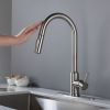 Stainless steel kitchen faucet